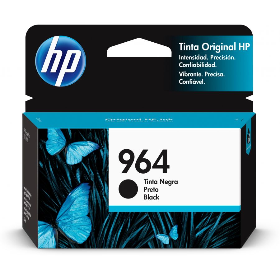 Cartucho de tinta HP Negro Num 964, Negro, HP