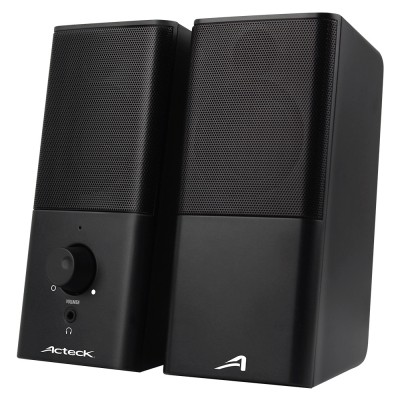 Bocinas multimedia 2.0 ACTECK AC-922043, 2.0, 6 W, Negro