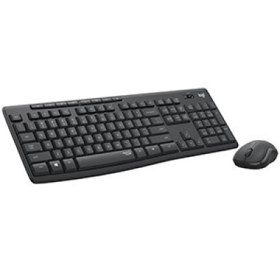 Kit Teclado y Mouse LOGITECH MK295 , Negro