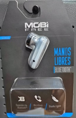 Manos Libres Bluetooth Mobifree MB-02007, Blanco, Bluetooth