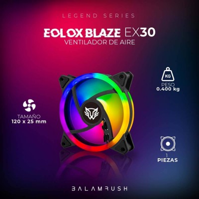 Ventilador de 120mm Balam Rush Eolox Blaze EX30