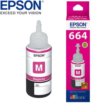 Refill de Tinta Epson T664320 Magenta 70ML 