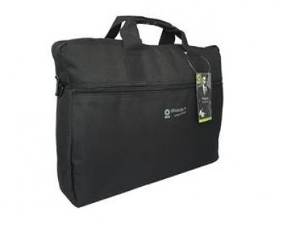 Maletín 15.6 Pulgadas, Authentic, C/Asa y Correa, Negro, BROBOTIX 000727