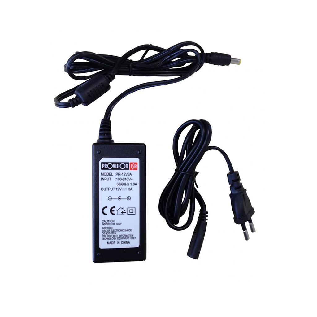 Fuente de poder provision isr 12v, 3a MODEL PR12V3A 