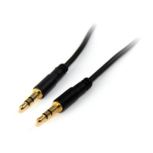 Cable Audio Stereo 3.5 mm 90 cm StarTech MU3MMS Color Negro 