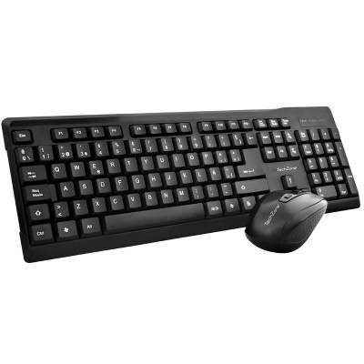 Kit Teclado y Mouse Inalámbrico TECHZONE TZ16COMB01-INA