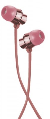 Audífonos In EAR Mobifree METALIC, Rosa, Alámbrico, 1.2 m