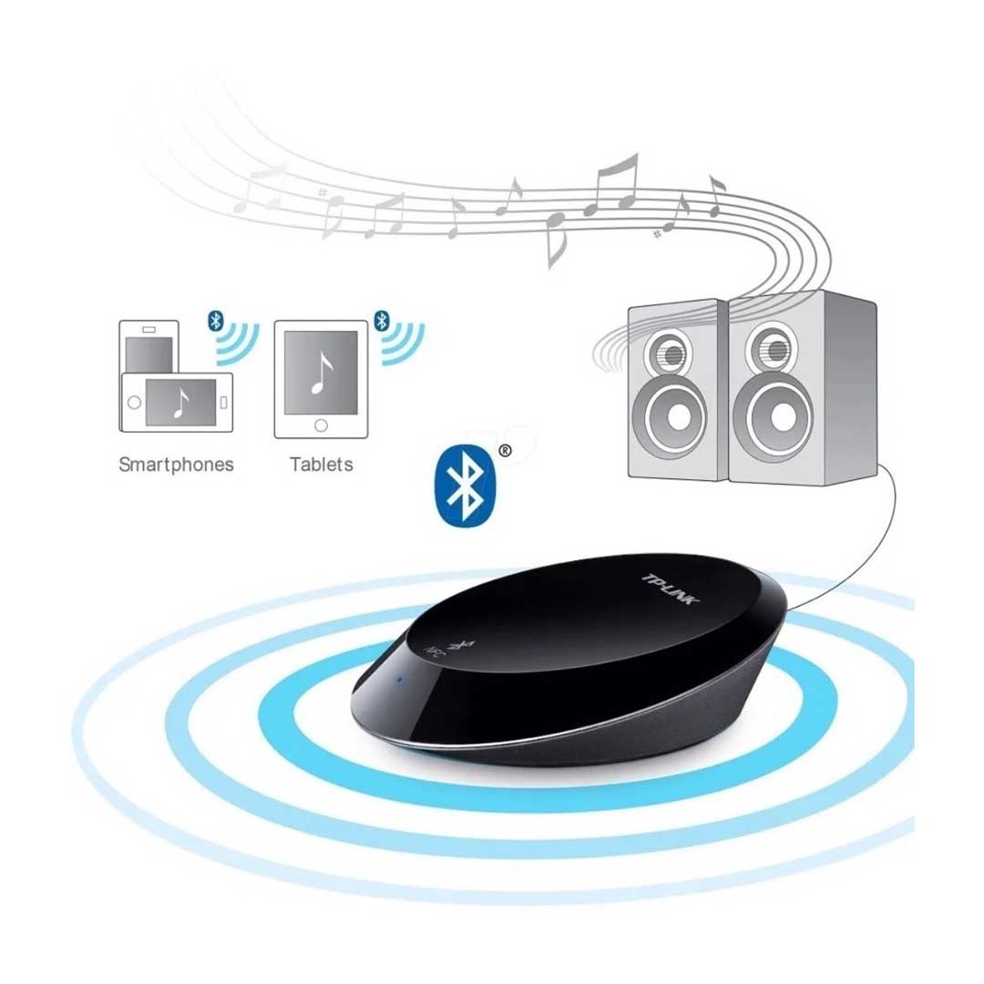 Receptor De Música Bluetooth Tp-link Ha100 20 m, Negro